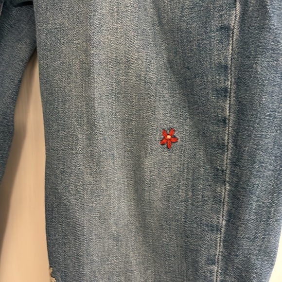 Gap Denin size 27p Girlfriend Crop Pants - Picture 2 of 5